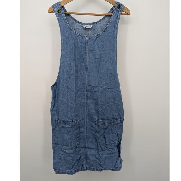 EUC Vintage Venice Blues Sleeveless Denim Dress Size 1X Made in USA RN#75234 - Picture 1 of 5